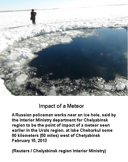 Impact of a Meteor